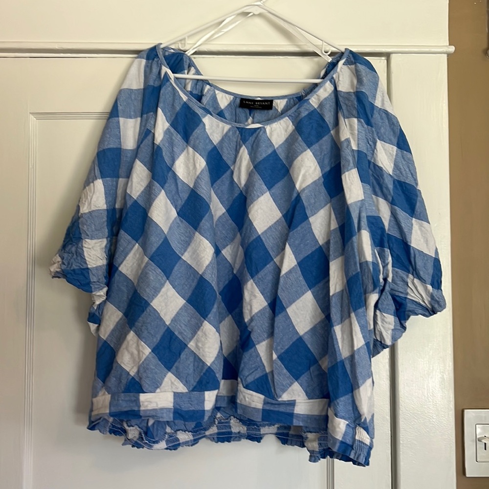 Blue and White Summery Blouse